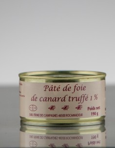 Pâté de foie gras truffé 190g