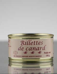 Rillettes de canard 190g