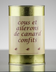 Cous et  ailerons confits 4p