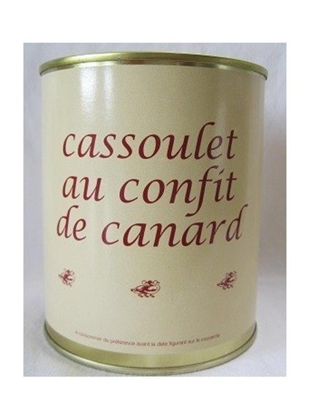 Cassoulet au confit de canard 960g 2p