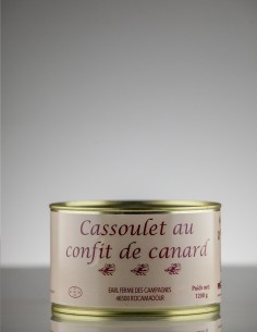 Cassoulet au confit de canard 1,2kg 3p 2