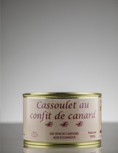 Cassoulet au confit de canard 1,2kg 3p