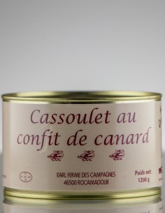 Cassoulet au confit de canard 1,2kg 3p