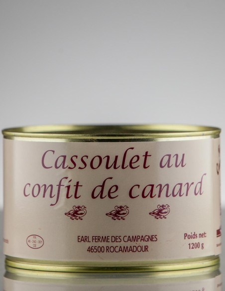 Cassoulet au confit de canard 1,2kg 3p