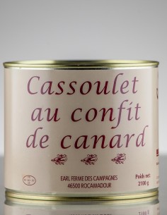 Cassoulet au confit de canard 2,1kg 5p